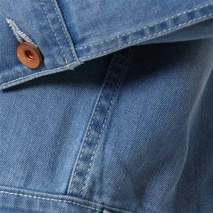 Meilleur prix Veste en jean pour femmes Faible MOQ Fabriqué en usine Veste en denim Cuir de mouton Respirant Coton Dernier design Vente en gros - Product Image 6