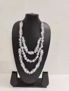 Collier de perles multicolores pour femme, style ange en résine émaillée, design indien exotique, dernière collection, idéal pour les fêtes et les occasions spéciales, Inde - Product Image 3