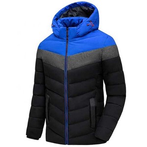 Chaquetas acolchadas con capucha extraíbles para hombre de invierno Diseño de servicio OEM de Pakistán 2025 Chaqueta de burbujas de nailon personalizada al por mayor acolchada - Product Image 3
