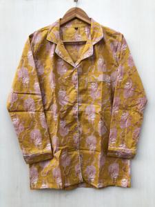 ชุดนอนผู้หญิงลายดอกไม้สไตล์อินเดีย ชุดนอนพิมพ์ลาย ชุดนอนใส่กลางคืน ชุดออกงาน ชุดของขวัญคริสต์มาสสำหรับเธอ - Product Image 2