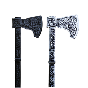 Hache unique du roi Ragnar des Vikings, tête en acier à haute teneur en carbone de qualité industrielle, manche en bois naturel pour le camping en plein air et la survie - Product Image 5