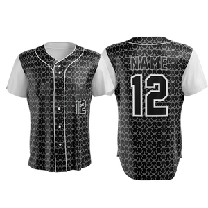 Uniformes de béisbol ligeros de alta calidad, diseño personalizado, transpirable, secado rápido, cuello en V, poliéster/algodón, mano para adultos - Product Image 4