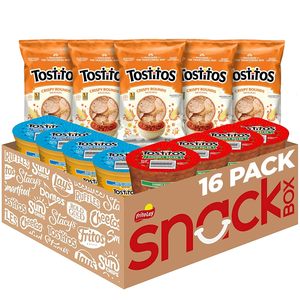 Paquete de chips y salsa Tostito Tortilla Chips, 3 onzas de chips crujientes Tostito y 3.8 onzas de salsa media, paquete de 16 unidades - Product Image 6
