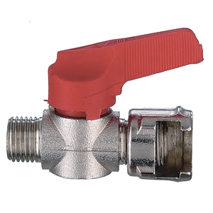 Rubinetto di linea con dado per compressori 1/4m - Product Image 1