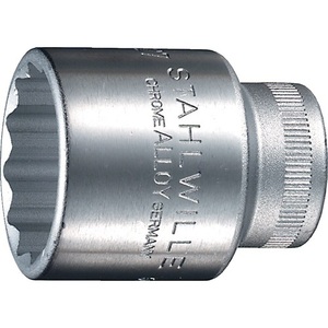 Inserto para Llave de Tubo de 50 1/2"-12 Puntas, Ancho de Llave 24 mm, Longitud 42 mm de Stahlwille - Product Image 1