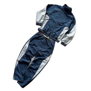 Custom <b>Men's</b> 2-Piece Baggy Football Jogging Suit Oversized 100% Polyester Windbreaker Tracksuit Set Plain Sports Casual <b>Short</b> - Product Image 1
