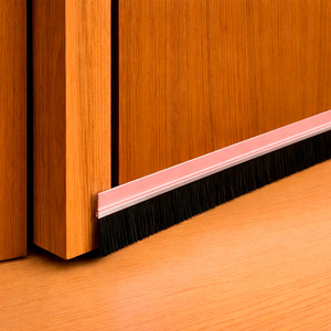 Joint de porte en PVC transparent avec brosse, 1 mètre - Product Image 4