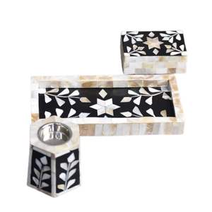 Juego de Bandeja y Caja para Incienso de Madreperla, el Más Vendido, para Regalo, Decoración del Hogar para Ramadán y Eid, Venta al por Mayor - Product Image 6