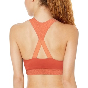 Sujetador deportivo para mujer, novedad, logotipo personalizado de alta calidad para gimnasio, Yoga, Fitness, ropa deportiva, sujetador de Yoga de nailon Spandex personalizado para mujer - Product Image 3