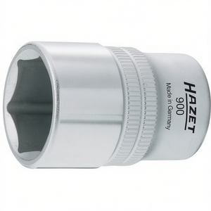 Hazet 1/2'' 6-Point Square <b>Socket</b> with Traction Profile and Knurling - Product Image 2