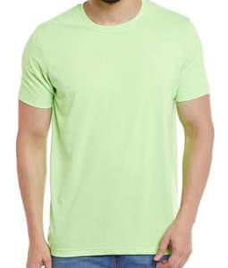 Camiseta de Manga Corta para Hombre, de Alta Calidad, 100% Poliéster Algodón Jersey, Lisa, Antiencogimiento, con Logotipo Personalizado, Corte Regular - Product Image 1