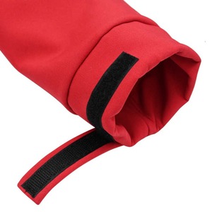 Veste légère et imperméable pour hommes avec doublure en polaire et capuche à col montant pour la randonnée, style extérieur réfléchissant - Product Image 4