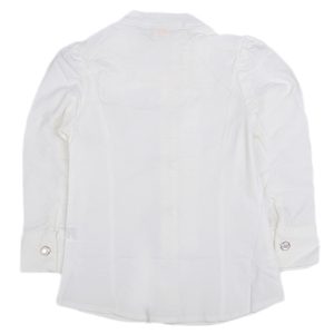 Camisa de manga larga para niñas - Blanca - Product Image 2