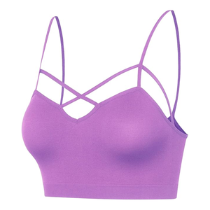 Nouveau 2025 qualité supérieure femmes Cross-Style Sport soutien-gorge Gym Fitness rembourré soutien-gorge léger gym yoga soutien-gorge - Product Image 3