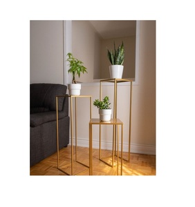 Support de pot de fleur en métal mat noir de style traditionnel avec base ronde pour une stabilité supérieure et un attrait ornemental - Product Image 6