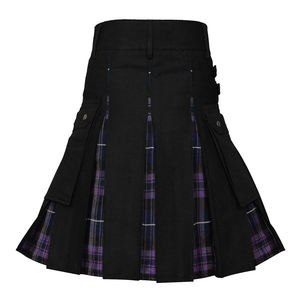 Men's Short <b>Skirt</b> Traditional Practical Kilt Men's <b>Skirt</b> Kilt New Fashion <b>Pocket</b> Scottish Kilts for Men's - Product Image 2
