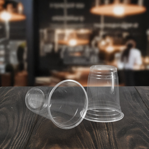 Viet Nam Factory Wholesale Disposable 95mm Single Wall Eco Friendly <b>Plastic</b> <b>Cups</b> Custom Logo Iced Coffee Tea PP/PET Beverages - Product Image 4