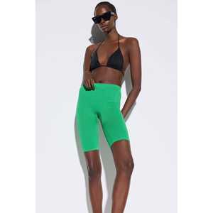 Leggings Cortos Casuales de Cintura Regular, 100% Poliéster - Product Image 5