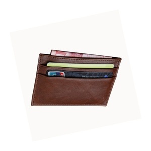 Wholesale Promotional Travel Genuine Leather Name Card <b>Case</b> for Gift - Product Image 1