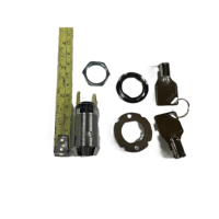 Interruptor de Seguridad con Llave Rotatoria, 2 Posiciones, Metálico, 12V/2A, Rotación de 90°, Modelo S508, Marca NSY, 1NO1NC, para Máquinas Expendedoras y Arcade