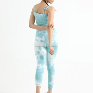 Conjunto de 2 Piezas de Shorts de Yoga para Mujer, Diseño Personalizado 2026, Ropa Deportiva Impermeable, Resistente al Agua, Alta Calidad - Product Image 2