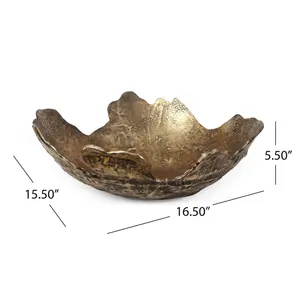 Bol décoratif en céramique contemporain pour maisons modernes, style américain de luxe, écologique, pour un intérieur haut de gamme, plaqué et sûr - Product Image 2