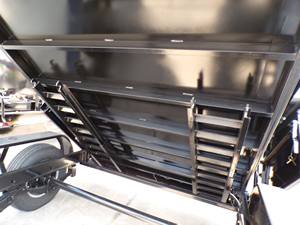 2025 Sure Track 7X14X4 Remolque volquete 14K Tele 4 'High Sid Farm Trailer para componentes de núcleo de tractor incluye Motor de engranaje nuevo usado - Product Image 6