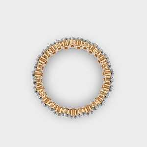 วงแต่งงานตลอดกาลตลอดกาลด้วยหินเพชรโมอิส - Product Image 2