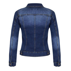 Derniers modèles de vestes en jean pour femmes avec logo personnalisé/couleur veste en jean pour femmes, respirante, confortable, de haute qualité - Product Image 2