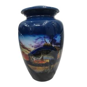 Urnas de cremación de aluminio, accesorios funerarios de cremación, de diseño clásico, indio - Product Image 3