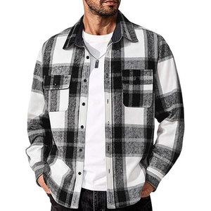 Camisa de Franela Ligera y Sólida, Material Ecológico Suave y Transpirable, Diseño Cómodo de Corte Regular, Perfecta para Viajes Casuales - Product Image 1