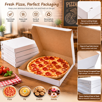 Conteneur alimentaire en papier kraft compostable, boîtes à pizza personnalisées imprimées, emballage durable, fournitures de restauration