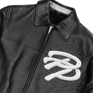 Veste coupe-vent imperméable en cuir véritable de qualité supérieure aux meilleurs prix pour hommes, teinte unie, pour l'hiver, dans toutes les tailles, vente en ligne disponible - Product Image 5