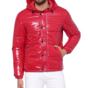Vestes matelassées de qualité supérieure pour hommes Style hivernal avec fourrure de mouton Nouveau style polyester matelassé - Product Image 2
