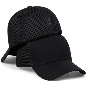 Gorra de béisbol ajustable de algodón 100%, gorra deportiva vintage de 5 paneles, tela de rizo bien diseñada, estilo deportivo - Product Image 2
