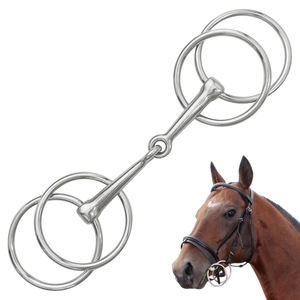 Mors de cheval en acier inoxydable de qualité supérieure, contrôle doux, résistants à la rouille, équipement équestre durable pour l'équitation - Product Image 1