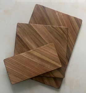 Juego de 3 tablas de cortar rectangulares grandes de grano diagonal - Product Image 3