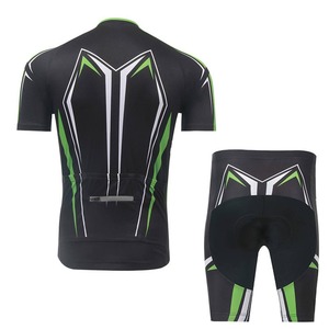 Conjunto de Maillot y Culotte de Ciclismo Personalizado con Estampado por Transferencia Térmica, Transpirable, de Poliéster/Algodón 220g, Unisex, Estilo Anti-Desgaste - Product Image 4