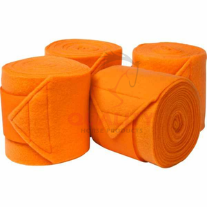 Vendajes de caballo cómodos y elásticos diseñados para uso profesional que brindan un ajuste y soporte seguros durante el entrenamiento de equitación - Product Image 5