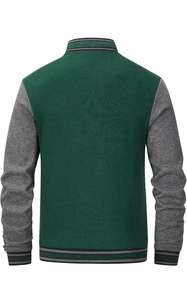 Blousons bombardiers pour hommes à bas prix nouvelle mode Blouson aviateur classique de baseball Veste universitaire pour l'hiver - Product Image 5