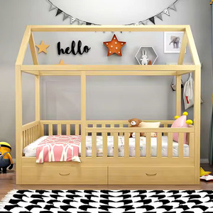 Cama de madera al por mayor para niños último diseño camas para niños Marco de cama de madera para niños hecho en Vietnam servicio del OEM y del ODM - Product Image 1