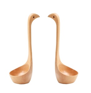 Creative Handmade Natural Wooden Soup <b>Spoon</b> - Product Image 3