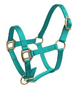 Durable Training Nylon Horse Halter <b>Rhinestone</b> Headcollar Brass Hardware Comfortable Horse Gear Wholesale Bulk Equestrian - Product Image 4