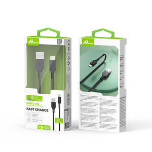 CABLE DE CARGA 1M CB-210 USB A 2 A 3A - Product Image 2