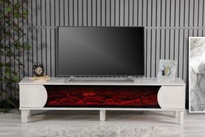 Elegante estilo europeo Convertible Panel de madera Soporte de TV de lujo ajustable Montaje en el suelo Sala de estar Muebles de dormitorio - Product Image 6