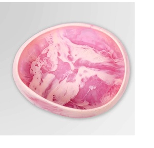 Plato de Resina Pulida Artesanal de Color Verde, Apto para Lavavajillas, Personalizable, Diseño Europeo Moderno para Fiestas en Casa - Product Image 6