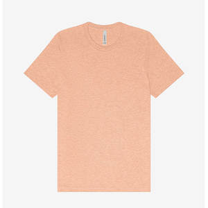 T-shirt unisexe CVC à manches courtes Orchidée 52% Airlume Peigné & Ring Spun Cotton, 48% Poly, 4.2 oz Breathable Classic CVC Tee - Product Image 2