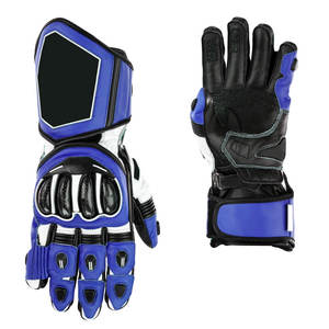 OEM fabricado material de cuero hecho guantes de carreras de motos/Venta al por mayor Unisex desgaste guantes de carreras de motos - Product Image 6