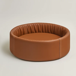 Rampa acrílica de lujo para perro de cuero ortopédico hecha a mano para cama, Camping, viajes al aire libre, cama para perro pequeña Boucle personalizada - Product Image 4