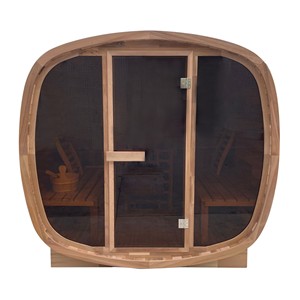 6-Person Square <b>Sauna</b> Room with 6KW <b>Heater</b> & Tempered Glass Door - Product Image 5